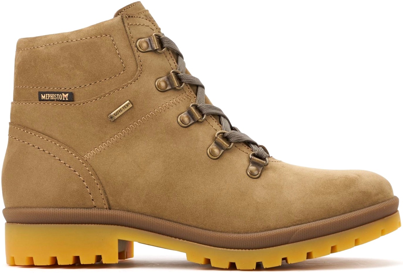 Mephisto ZIA GT MAYA - dames enkellaars camel beige nubuck (WATERDICHT GORETEX) - Afbeelding 2