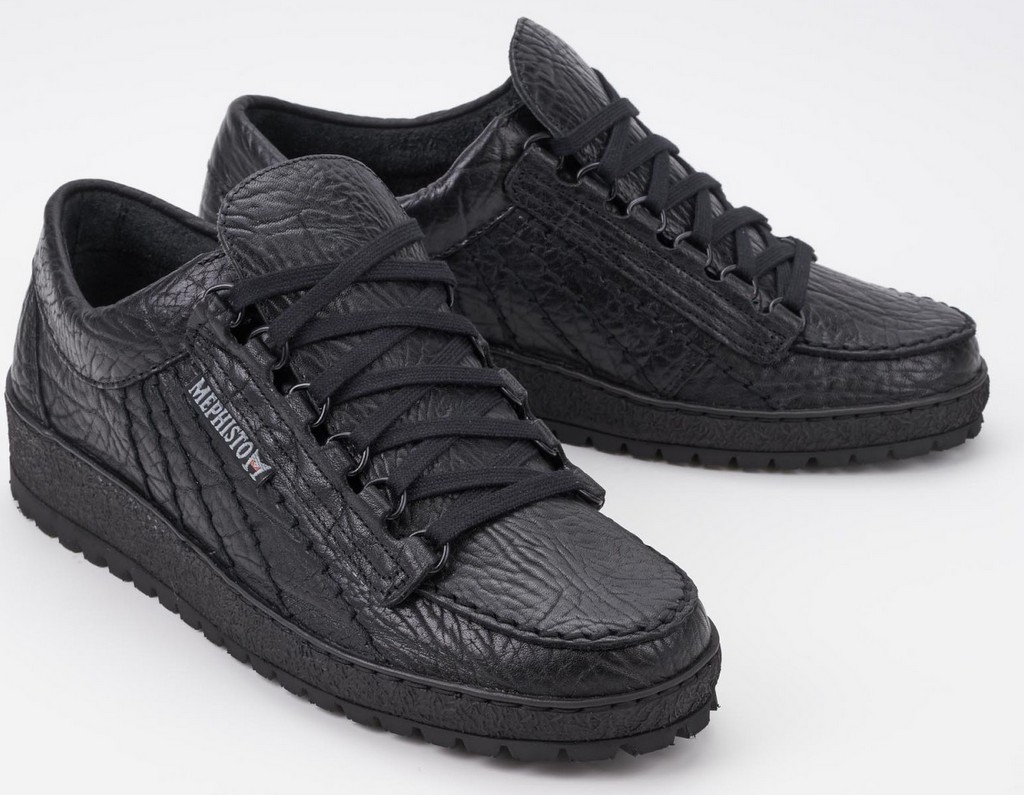 Mephisto RAINBOW heren veterschoen zwart leer