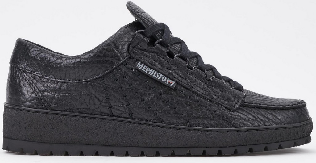 Mephisto RAINBOW heren veterschoen zwart leer - Afbeelding 2