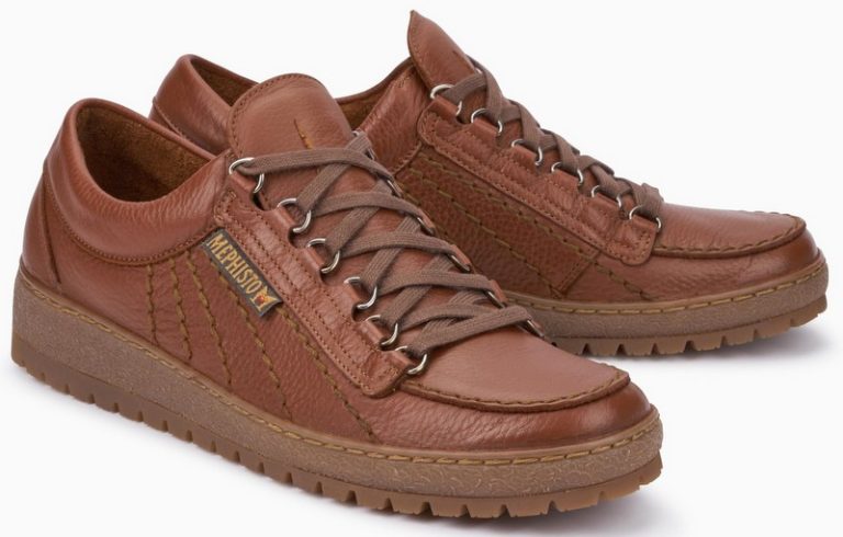Mephisto RAINBOW OREGON hazelnoten bruin lederen veterschoen voor heren