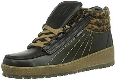 Mephisto LAURIE ELCHO leopard zwart leer suede dameslaars