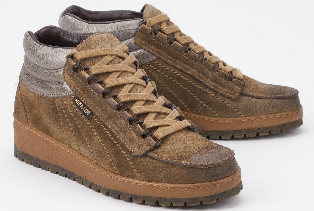 Mephisto LAURIE CLIENT donker bruin leer suede dames laars