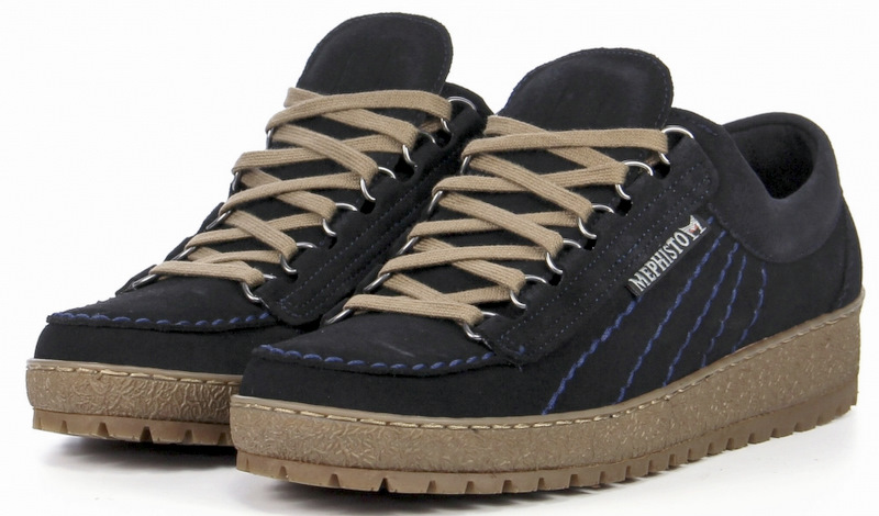 Mephisto RAINBOW blauw nubuck