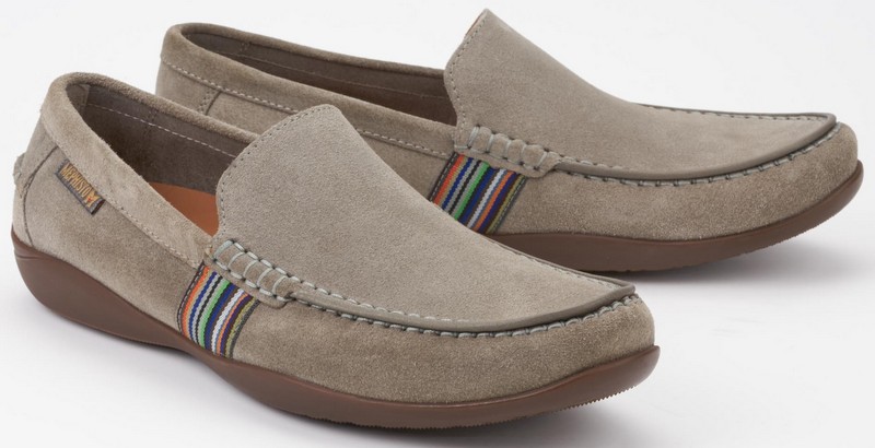Mephisto IDRIS grijs suede INSTAPPER