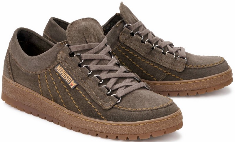 Mephisto RAINBOW VELOURS donkergrijs suede
