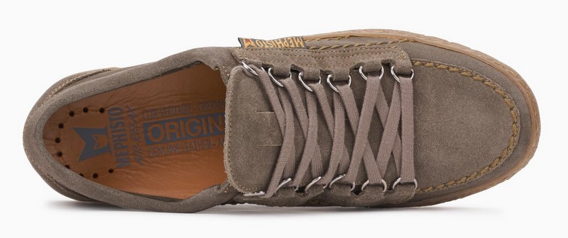 Mephisto RAINBOW VELOURS donkergrijs suede - Afbeelding 4