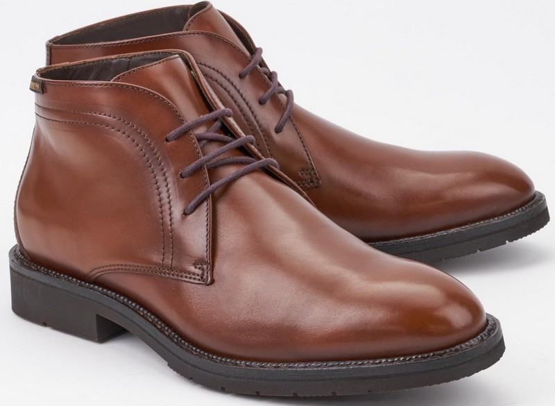 Mephisto TIBERIO SUPREME bruin lederen enkellaarzen voor heren